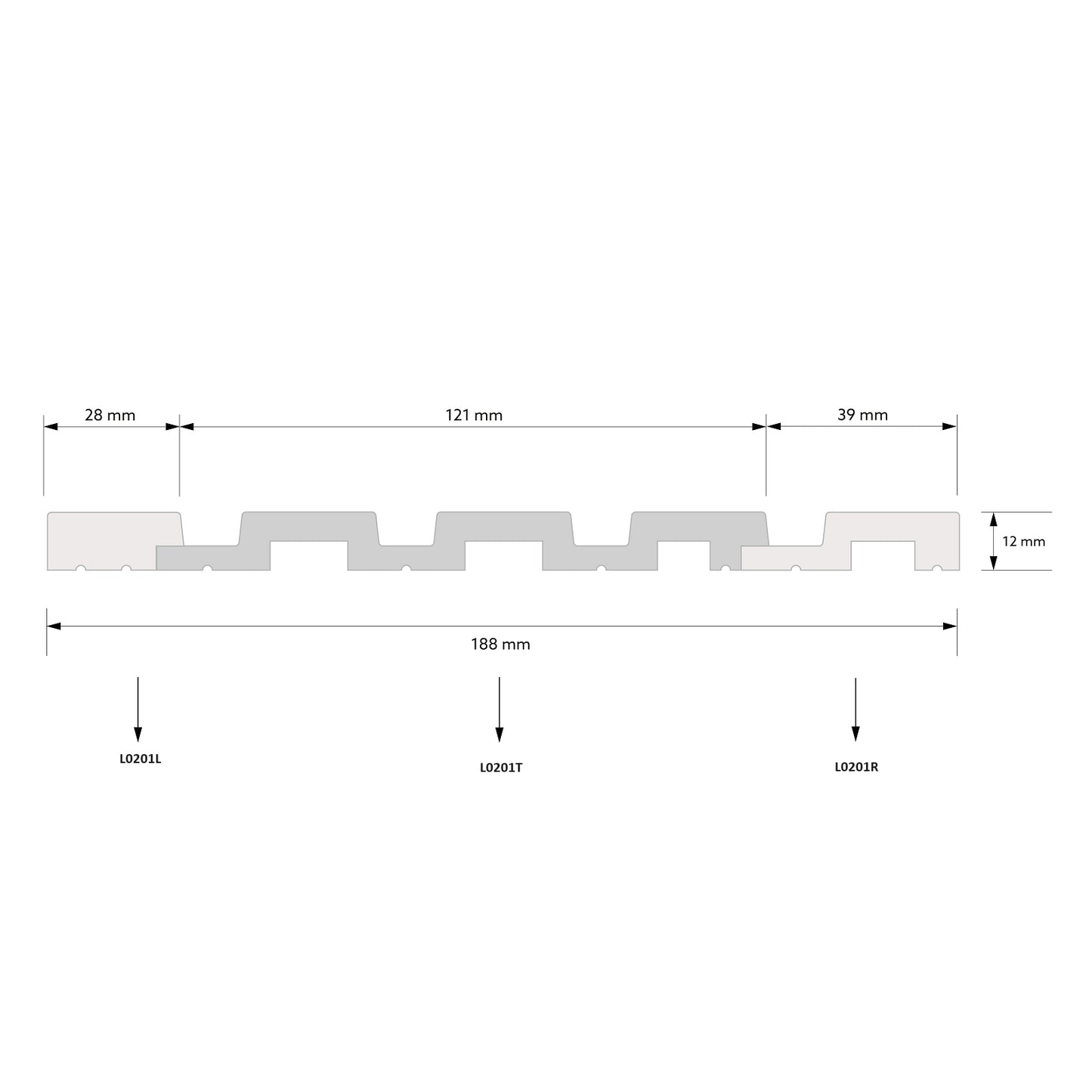 3D Väggpanel L0201L