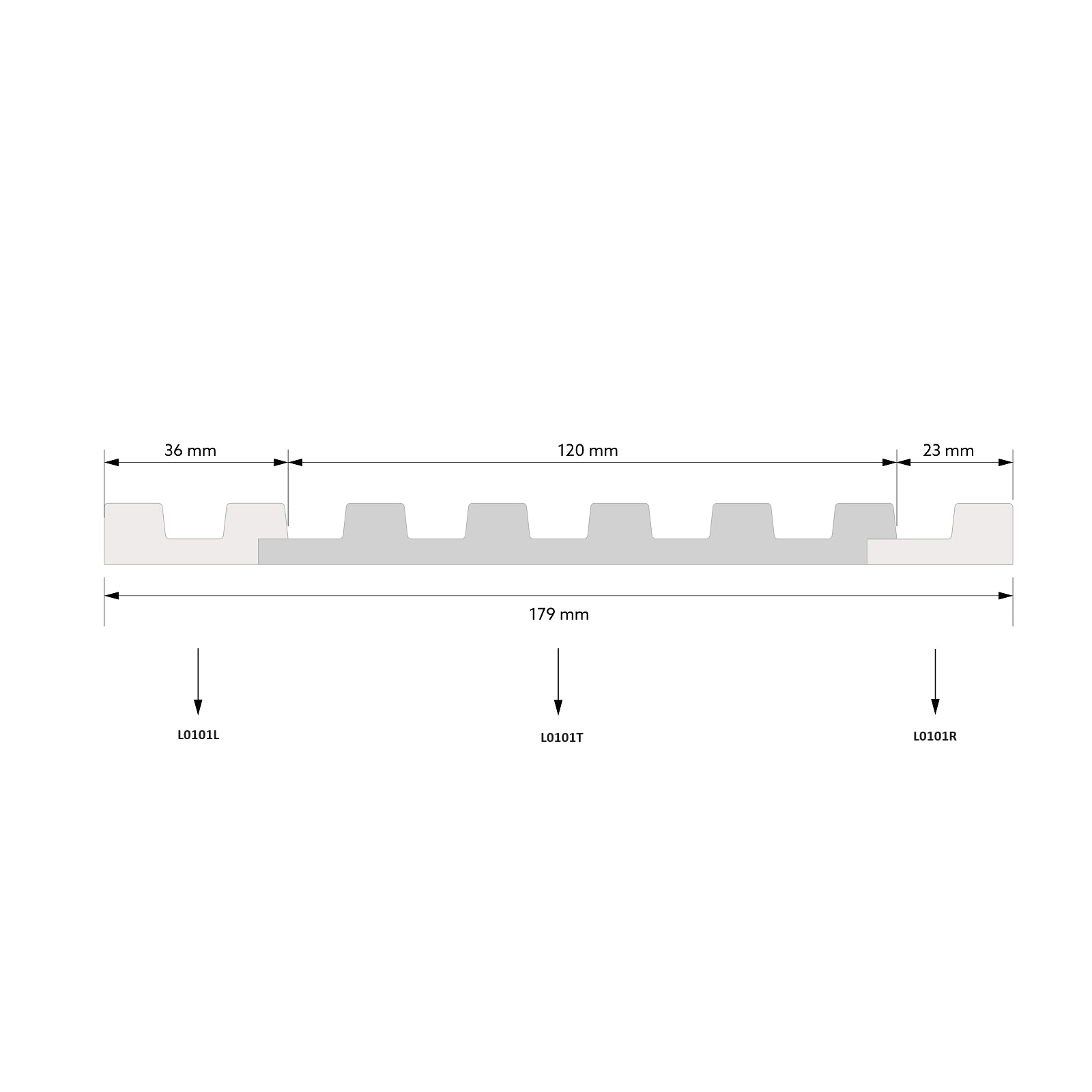 3D Väggpanel L0101L