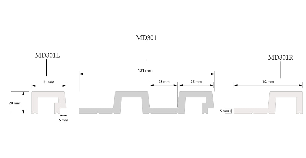 3D Väggpanel L0301T