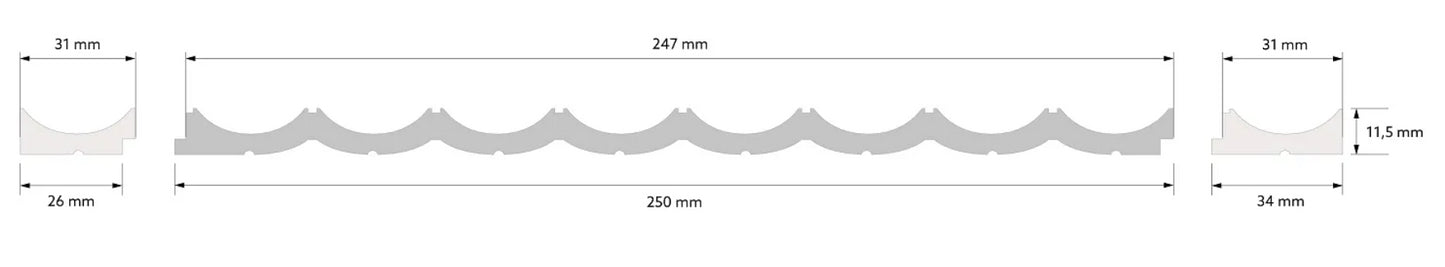 3D Väggpanel WP002T