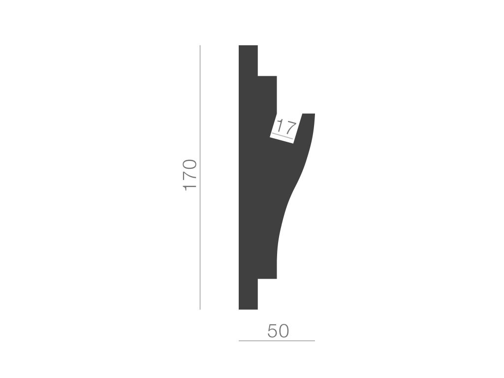 Taklist indirekt ljus KD403