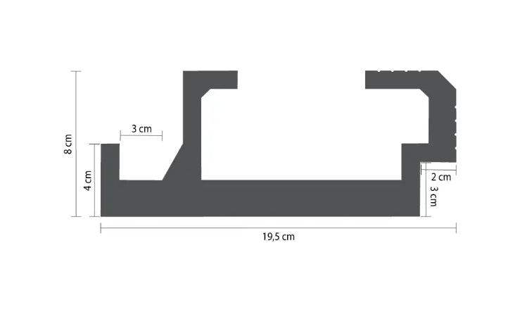 Taklist indirekt ljus KD408