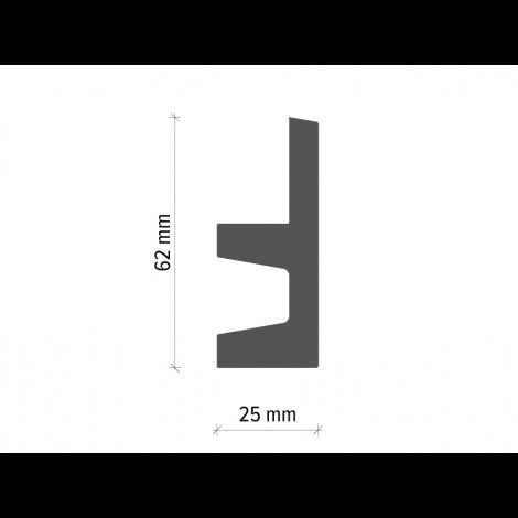 Taklist indirekt ljus KF501